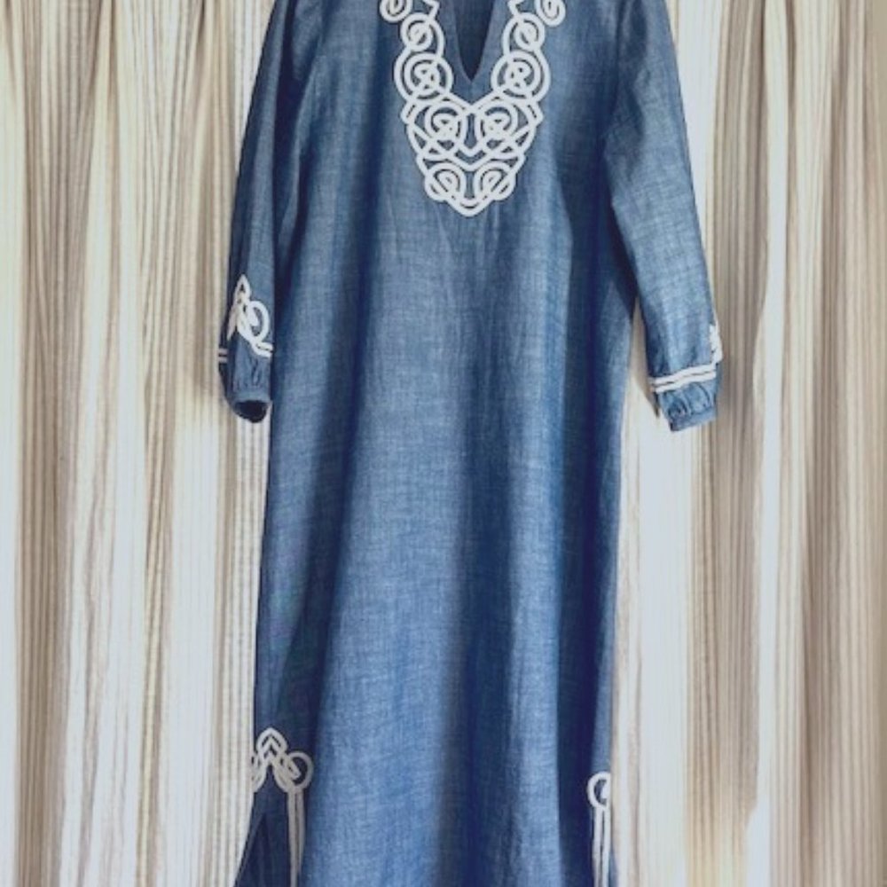 J McLaughlin Blue Caftan
